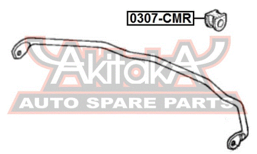 Втулка стабилизатора Asva, задняя, арт. 0307-CMR