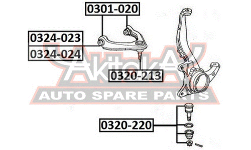 Опора шаровая Asva, арт. 0320-220