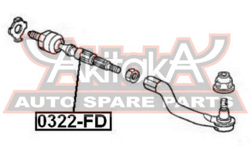 Тяга рулевая Asva, арт. 0322-FD