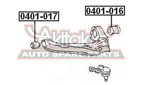 Сайлентблок Asva, арт. 0401-016