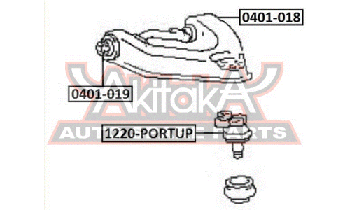 Сайлентблок Asva, арт. 0401-019