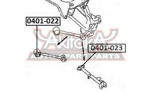 Сайлентблок Asva, арт. 0401-023
