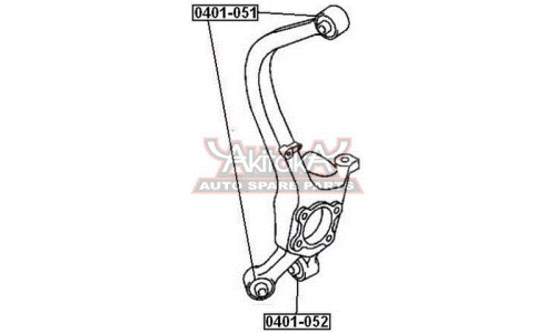 Сайлентблок Asva, арт. 0401-052