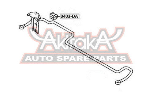 Втулка амортизатора Asva, арт. 0403-DA