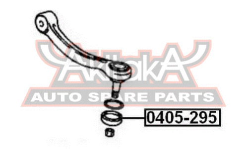 Пыльник шаровой опоры Asva, левый, передний, арт. 0405-295