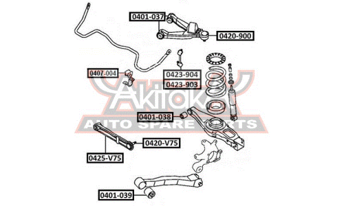 Втулка Asva, арт. 0407-004