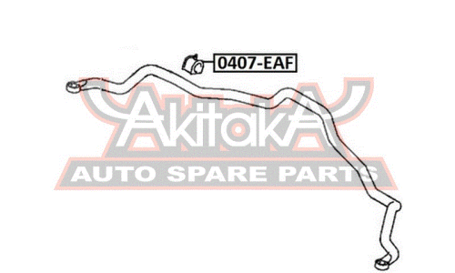 Втулка стабилизатора Asva, передняя, арт. 0407-EAF