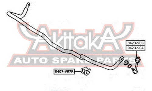 Втулка Asva, арт. 0407-V97R