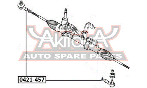 Наконечник рулевой тяги Asva, арт. 0421-457