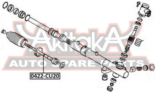 Тяга рулевая Asva, арт. 0422-CU20
