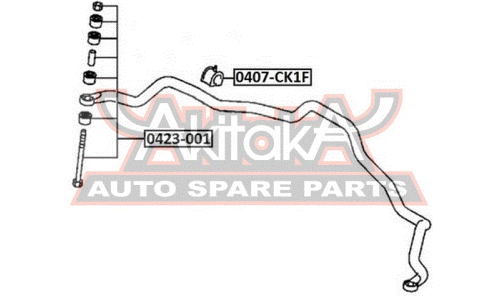 Стойка стабилизатора (линк) Asva, арт. 0423-001