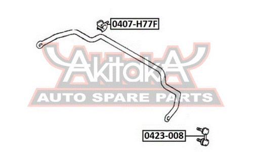 Стойка стабилизатора Asva, арт. 0423-008