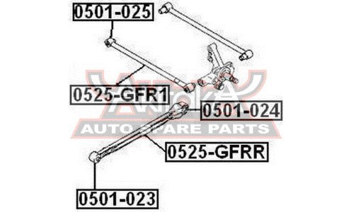 Сайлентблок Asva, арт. 0501-024