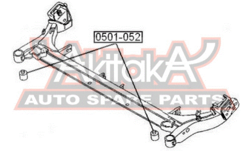 Сайлентблок Asva, арт. 0501-052