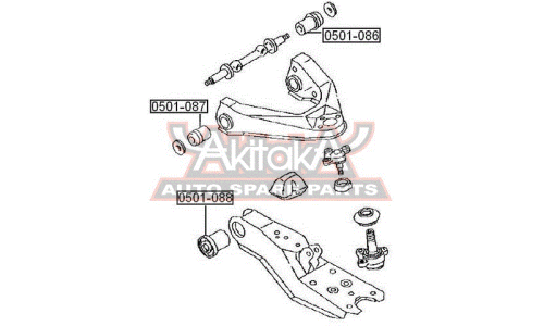 Сайлентблок Asva, арт. 0501-087