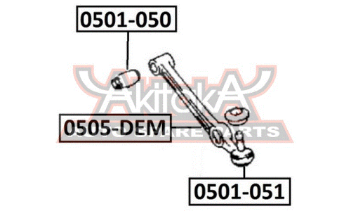 Пыльник шаровой опоры | перед Asva, арт. 0505-DEM
