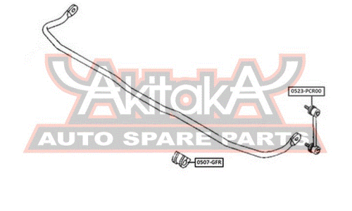 Втулка Asva, арт. 0507-GFR