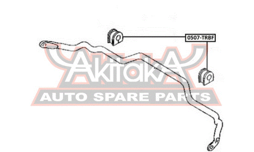 Втулка Asva, арт. 0507-TRBF