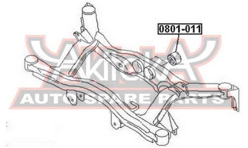 Сайлентблок Asva, арт. 0801-011