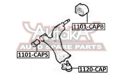 Сайлентблок Asva, арт. 1101-CAPS