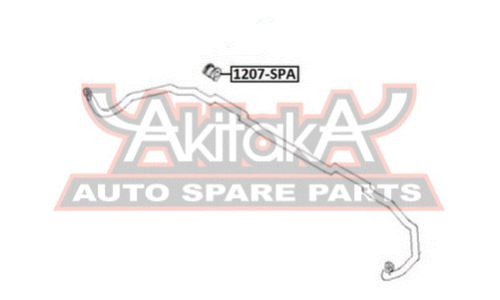 Втулка переднего стабилизатора Asva, арт. 1207-SPA