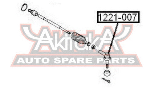 Наконечник рулевой тяги Asva, арт. 1221-007