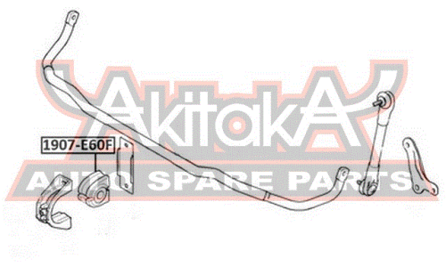 Втулка Asva, арт. 1907-E60F