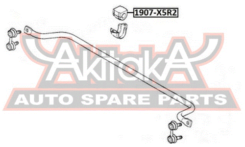 Втулка стабилизатора Asva, задняя, арт. 1907-X5R2