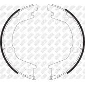 Колодки тормозные барабанные NiBK, комплект на ось (4 шт), арт. FN11004