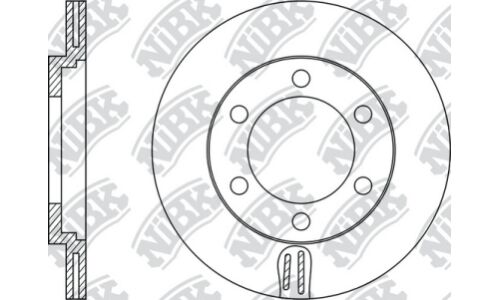 Диск тормозной NiBK, арт. RN1260