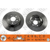 Диск тормозной NiBK, арт. RN1271