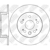 Диск тормозной NiBK, арт. RN1460