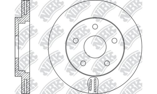 Диск тормозной NiBK, арт. RN1520