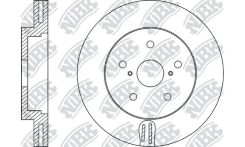Диск тормозной NiBK, арт. RN1527