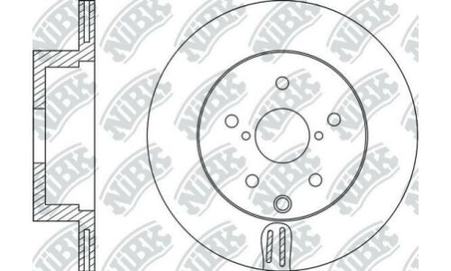 Диск тормозной NiBK, арт. RN21002