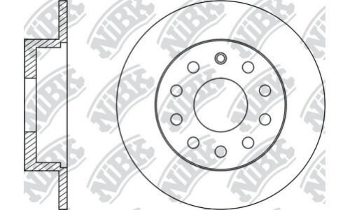 Диск тормозной NiBK, арт. RN33005