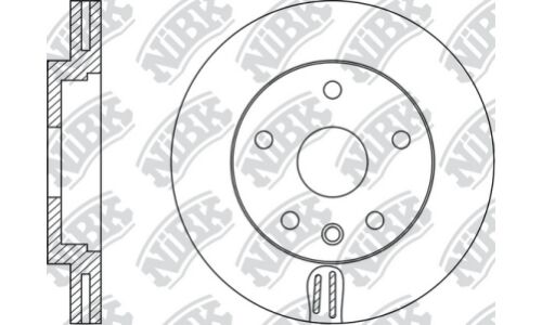 Диск тормозной NiBK, арт. RN34001