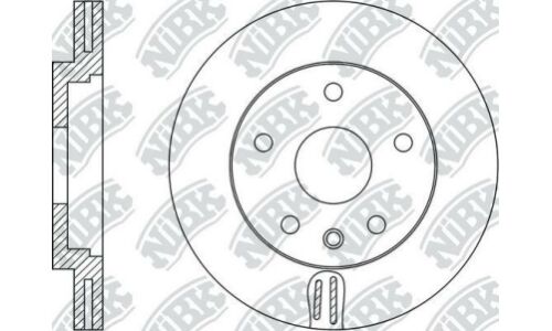 Диск тормозной NiBK, арт. RN34003