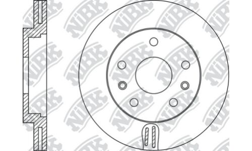 Диск тормозной NiBK, арт. RN43007