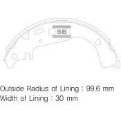Колодки тормозные задние Sangsin, арт. SA169
