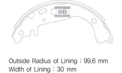 Колодки тормозные задние Sangsin, арт. SA169