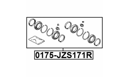Ремкомплект тормозного суппорта Febest, арт. 0175-JZS171R