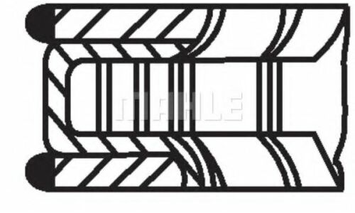 Колец поршневых комплект Mahle, арт. 028 10 N0