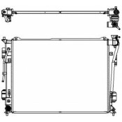 Радиатор охлаждения двигателя Sakura, арт. 34518503
