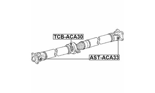 Подшипник карданного вала Febest, арт. TCB-ACA30
