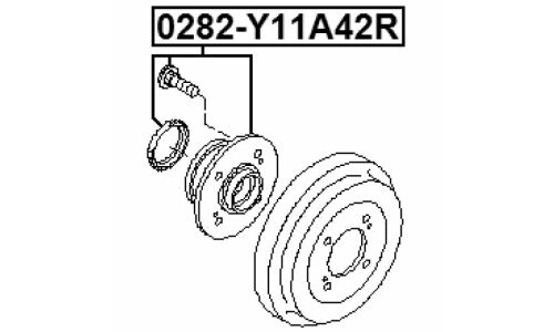 Ступица колеса Febest, арт. 0282-Y11A42R