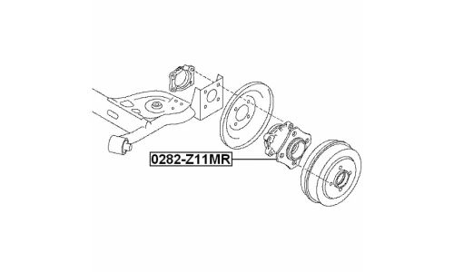 Ступица колеса Febest, арт. 0282-Z11MR