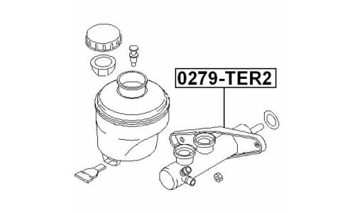 Главный тормозной цилиндр Febest, арт. 0279-TER2