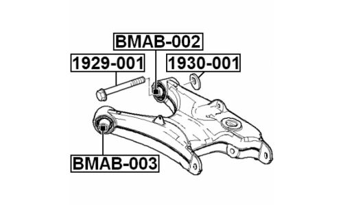 Болт регулировочный (эксцентрик) Febest 1929-001, для BMW (OEM 33306784983)