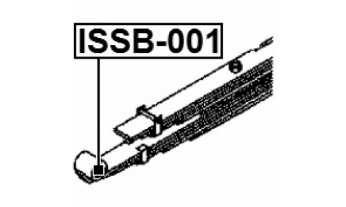 Втулка рессоры Febest, арт. ISSB-001
